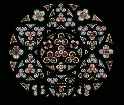 West Rose Window by French School
